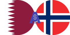 Exchange rate Qatari Riyal to Norwegian Krone