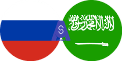 Exchange rate Russian Ruble to Saudi Arabian Riyal