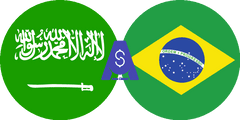 Exchange rate Saudi Arabian Riyal to Brazilian Real