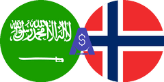 Exchange rate Saudi Arabian Riyal to Norwegian Krone