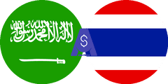 نرخ تبدیل ریال عربستان به بات تایلند