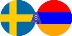 نرخ تبدیل کرون سوئد به درام ارمنستان