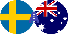 Exchange rate Swedish Krona to Australian dollar