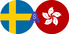 Exchange rate Swedish Krona to Hong kong dollar