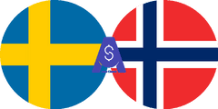 Exchange rate Swedish Krona to Norwegian Krone