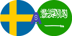 Exchange rate Swedish Krona to Saudi Arabian Riyal