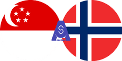 نرخ تبدیل دلار سنگاپور به کرون نروژ