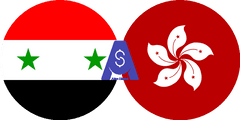 Exchange rate Syrian Pound to Hong kong dollar