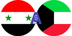 Exchange rate Syrian Pound to Kuwaiti Dinar