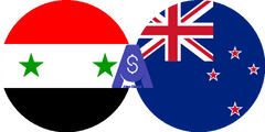 Exchange rate Syrian Pound to New zealand dollar