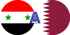 Exchange rate Syrian Pound to Qatari Riyal