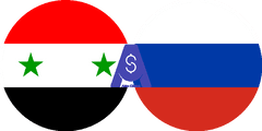 Exchange rate Syrian Pound to Russian Ruble