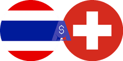 Exchange rate Thai Baht to Swiss Franc