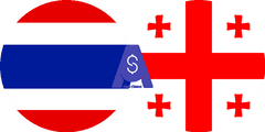 Exchange rate Thai Baht to Georgian Lari
