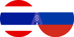 Exchange rate Thai Baht to Russian Ruble
