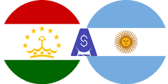 نرخ تبدیل سامانی تاجیکستان به پزو آرژانتین