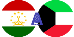 Exchange rate Tajikistani Somoni to Kuwaiti Dinar