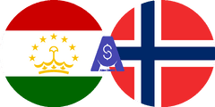 نرخ تبدیل سامانی تاجیکستان به کرون نروژ