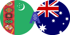 نرخ تبدیل منات ترکمنستان به دلار استرالیا