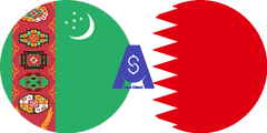 نرخ تبدیل منات ترکمنستان به دینار بحرین