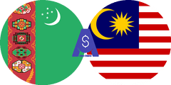 Exchange rate Turkmenistani Manat to Malaysian Ringgit