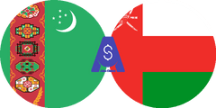 نرخ تبدیل منات ترکمنستان به ریال عمان