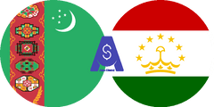 Exchange rate Turkmenistani Manat to Tajikistani Somoni