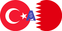 Exchange rate Turkish Lira to Bahraini Dinar