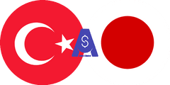 Exchange rate Turkish Lira to Japanese Yen