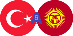 Exchange rate Turkish Lira to Kyrgyzstani Som