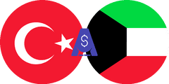 نرخ تبدیل لیر ترکیه به دینار کویت