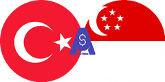 Exchange rate Turkish Lira to Singapore dollar