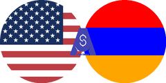 نرخ تبدیل دلار آمریکا به درام ارمنستان