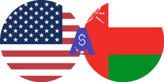 Exchange rate dollar Cash to Omani Rial