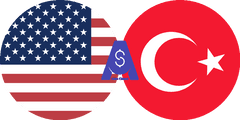 نرخ تبدیل دلار آمریکا به لیر ترکیه