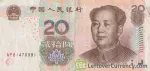 banknote 20 Chinese Yuan