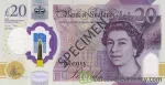 banknote 20 British Pound