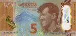 banknote 5 Yeni Zelanda Doları