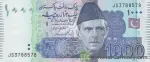 banknote 1000 Pakistani Rupee