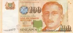 banknote 100 Singapur Doları