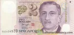 banknote 2 Singapur Doları