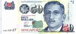 banknote 50 Singapur Doları