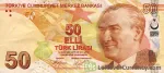 banknote 50 Turkish Lira