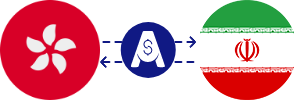 Hong Kong Dollar to Iranian Rial converter