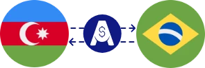 Exchange rate from Azerbaijani Manat to Brazilian Real