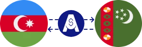 Exchange rate from Azerbaijani Manat to Turkmenistani Manat