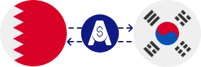 Exchange rate from Bahraini Dinar to South Korean Won