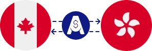 Exchange rate from Canadian Dollar to Hong Kong Dollar
