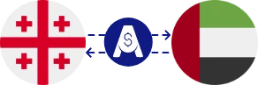 Exchange rate from Georgian Lari to UAE Dirham