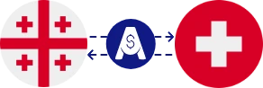 Exchange rate from Georgian Lari to Swiss Franc